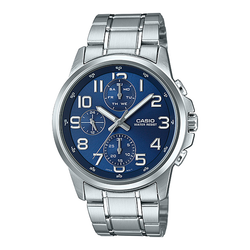 WW0552 Casio Multifunction Chain Watch MTP-E307D-2AV