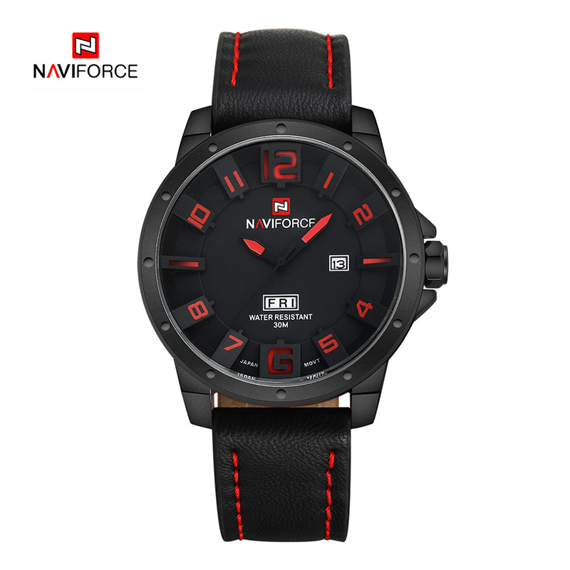 WW0559 Naviforce Day Date Belt Watch