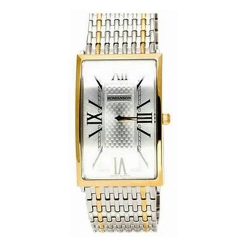 WW0998 Romanson Stainless Steel Chain Watch TM9252MC
