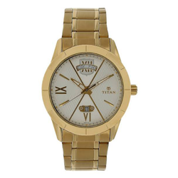 WW0983 Titan Day Date Chain Watch 1690YM01