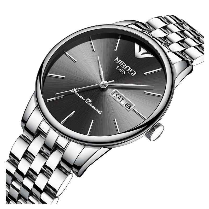 WW1138 Nibosi Day Date Chain Watch