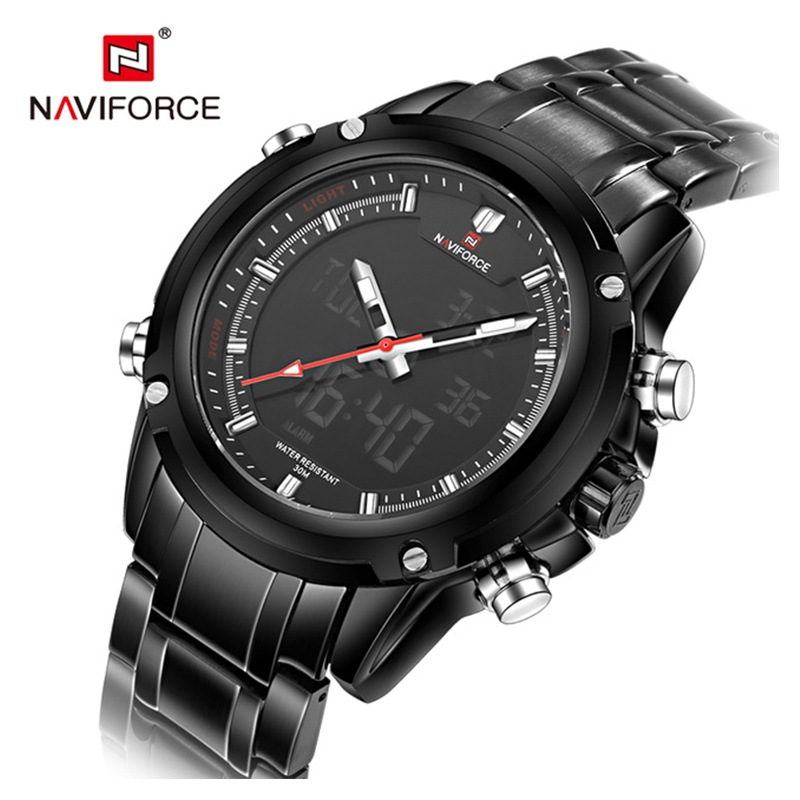 WW1032 Naviforce Dual Time Chain Watch NF9050M