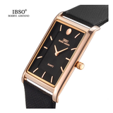 WW0272 IBSO Slim Rose Gold Leather Belt Watch B2232G