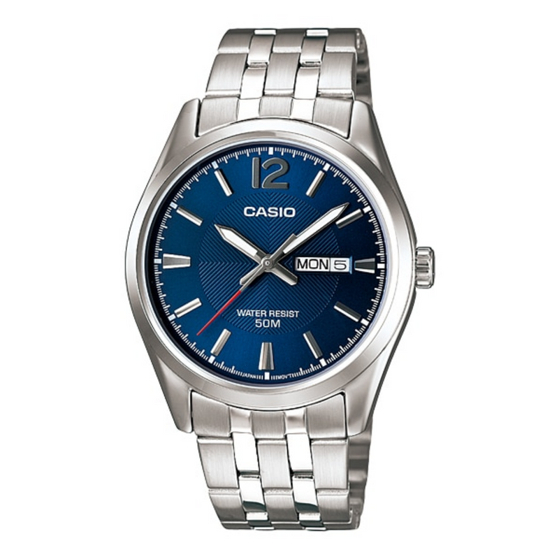 WW1217 Casio Enticer Day Date Chain Watch MTP-1335D-2AVDF