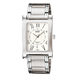 WW0303 Casio Beside Date Stainless Steel Chain Watch BEM-100D-7A2VDF