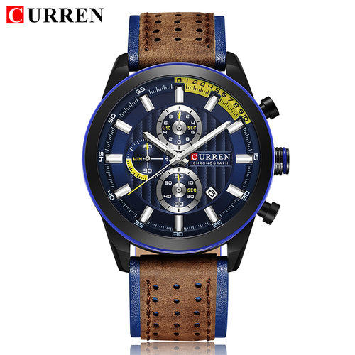 WW0066 Curren Chronograph Date Belt Watch