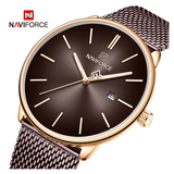 WW1161 Naviforce Date Mesh Chain Watch NF3012G