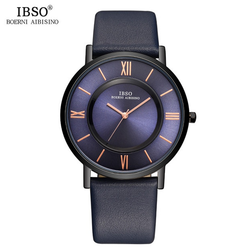 WW0293 IBSO Slim Leather Belt Watch S8281G