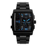 WW1224 SKMEI Multifunction Dual Time PU Chain Watch 1274
