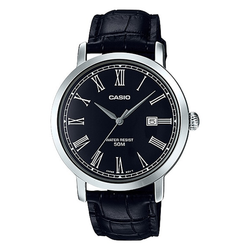 WW0113 Casio Enticer Date Leather Belt Watch MTP-E149L-1BVDF