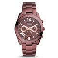 WW0420 Fossil Unisex Multifunction Wine Stainless Steel Chain Watch ES4110