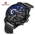 WW0140 Naviforce Multifunction Mesh Chain Watch NF9068M