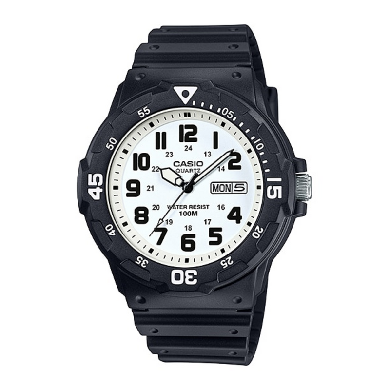 WW1255 Casio Youth Day Date Resin Belt Watch MRW-200H-7BVDF