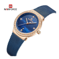WW1179 Naviforce Ladies Date Mesh Chain Watch NF5005L