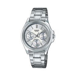 WW1283 Casio Enticer Multifunction Ladies Chain Watch LTP-2088D-7AV