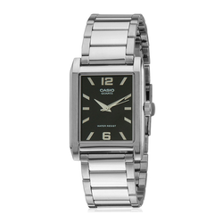 WW0415 Casio Enticer Silver Chain Watch MTP-1235D-1ADF