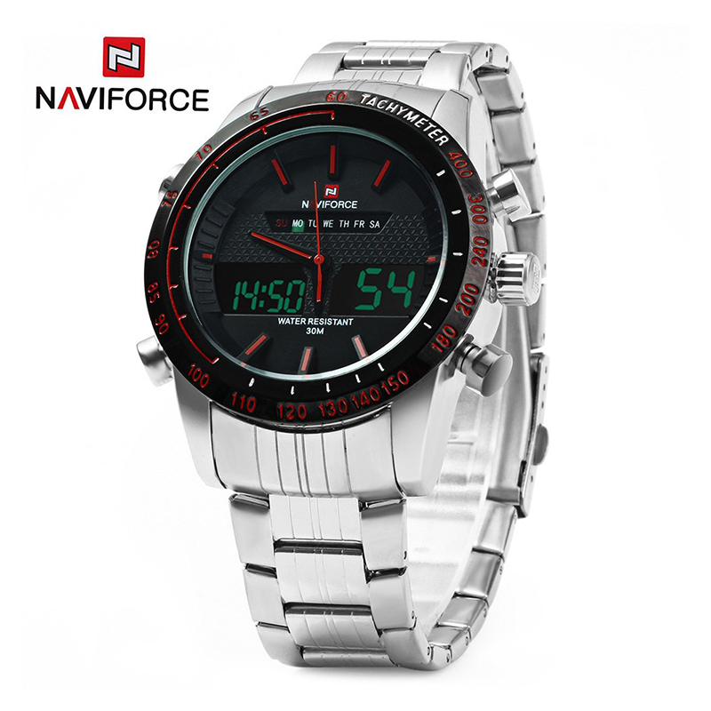 WW0582 Naviforce Dual Time Chain Watch
