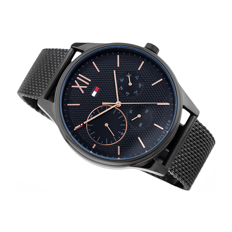 WW0577 Tommy Hilfiger Multifunction Stainless Steel Mesh Chain Watch 1791420