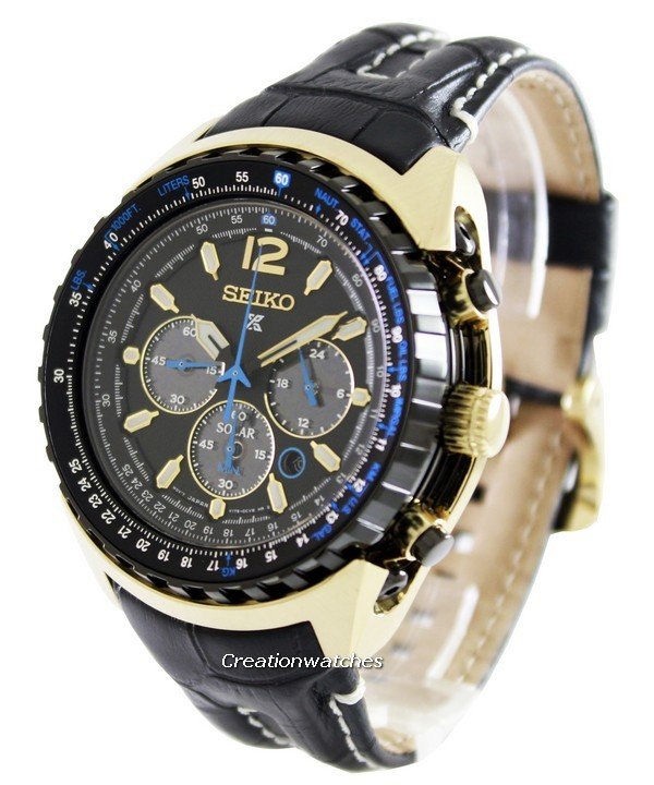 WW0870 Seiko Prospex Solar Chronograph Leather SSC264P1