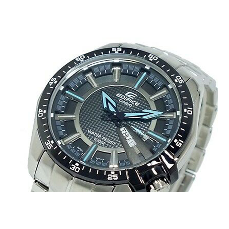 WW0383 Casio Edifice Day Date Stainless Steel Chain Watch EF-130D-1A2VDF