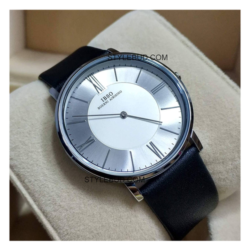 WW0021 IBSO Slim Leather Belt Watch B2222G
