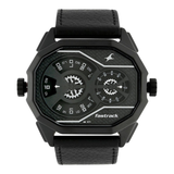 WW0219 Fastrack Dual Dial Leather Belt Watch 3094