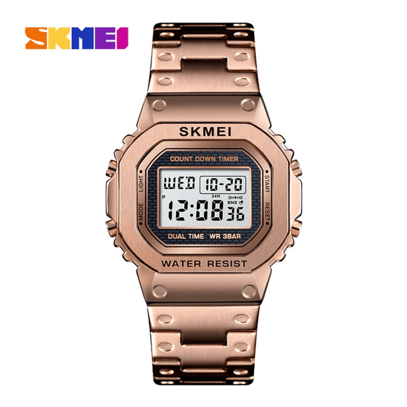 WW1170 SKMEI Dual Time Digital Chain Watch 1456