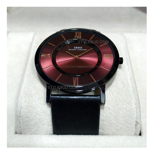 WW0290 IBSO Slim Leather Belt Watch S8281G