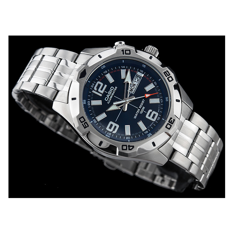 WW0621 Casio Standard Day Date Chain Watch MTD-1082D-2AVDF