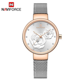 WW1178 Naviforce Ladies Mesh Chain Watch NF5013L