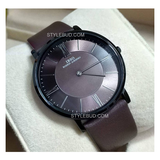 WW0020 IBSO Slim Leather Belt Watch B2222G