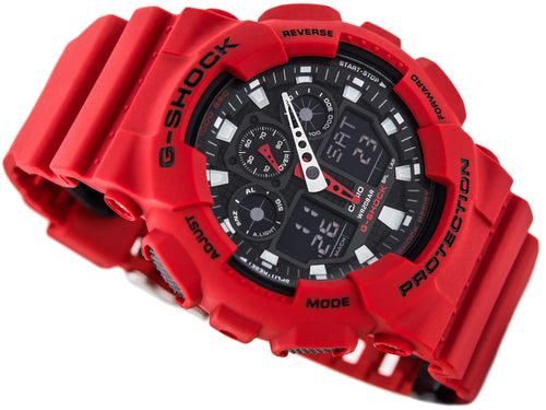WW0082 Casio G-Shock Sports Resin Belt Watch GA-100B-4ADR