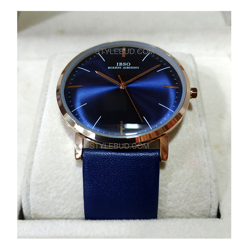 WW0865 IBSO Slim Leather Belt Watch S3609G