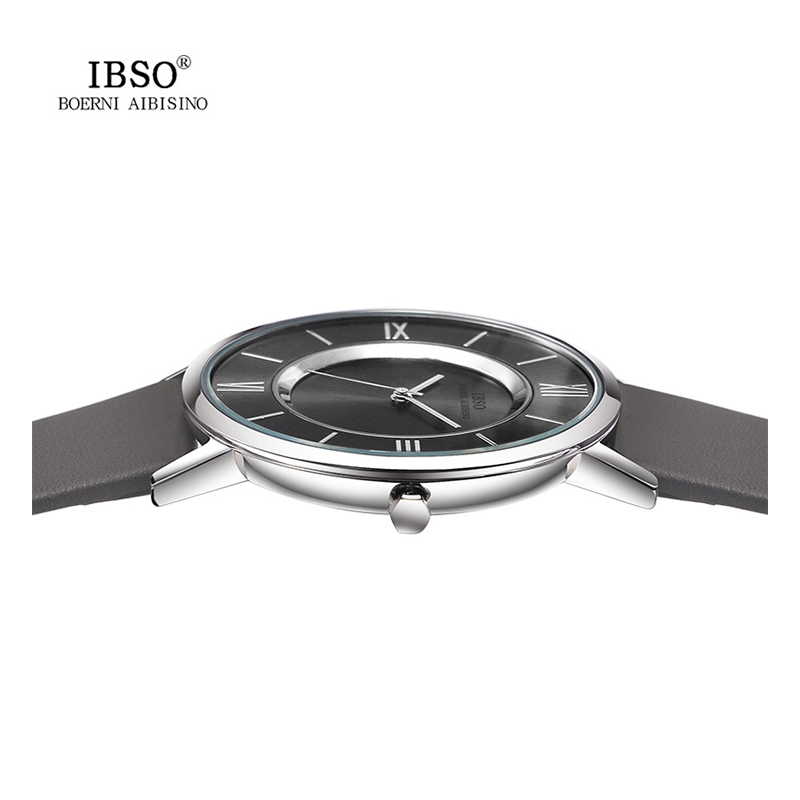 WW0309 IBSO Slim Leather Belt Watch S8281G