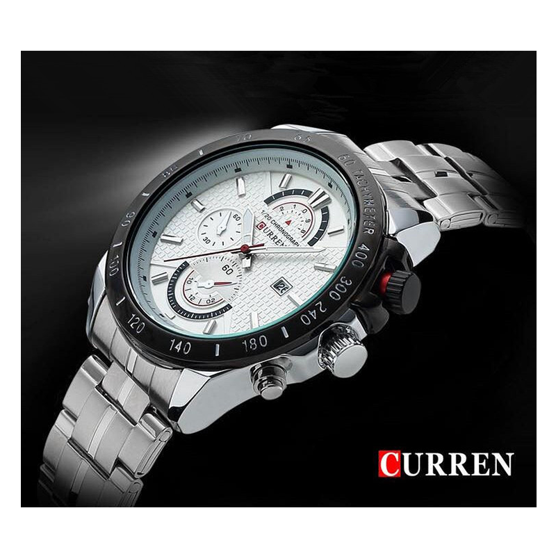 WW0277 Curren Date Chain Watch 8148