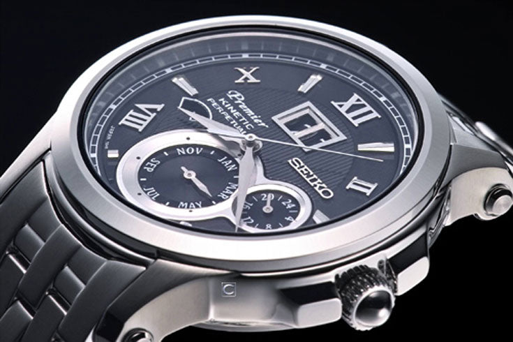 WW0845 Seiko Premier Kinetic Chain Watch SNP053P1