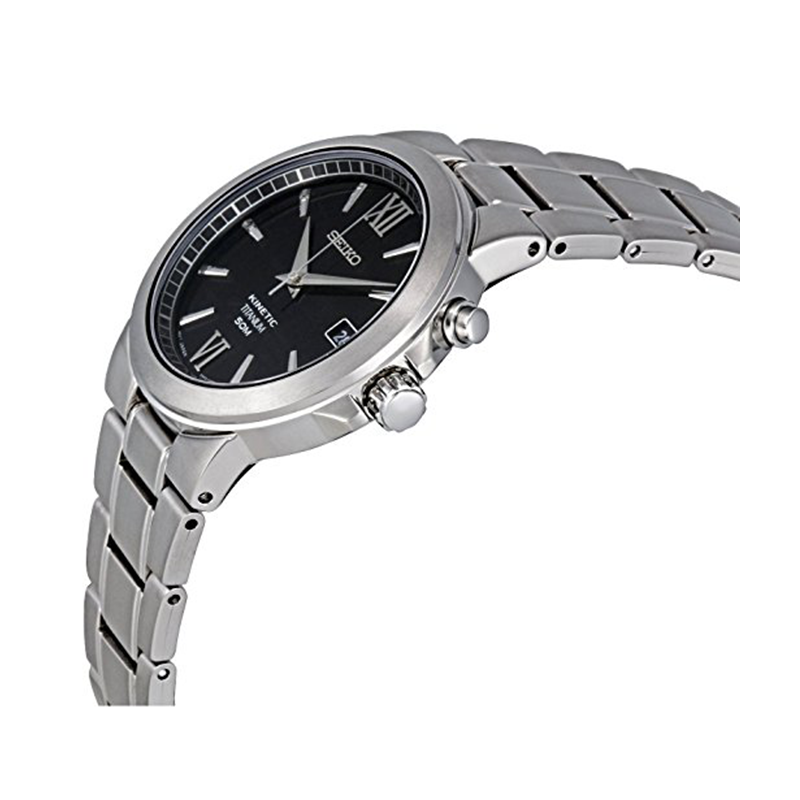 WW0894 Seiko Kinetic Titanium Chain Watch SKA483P1