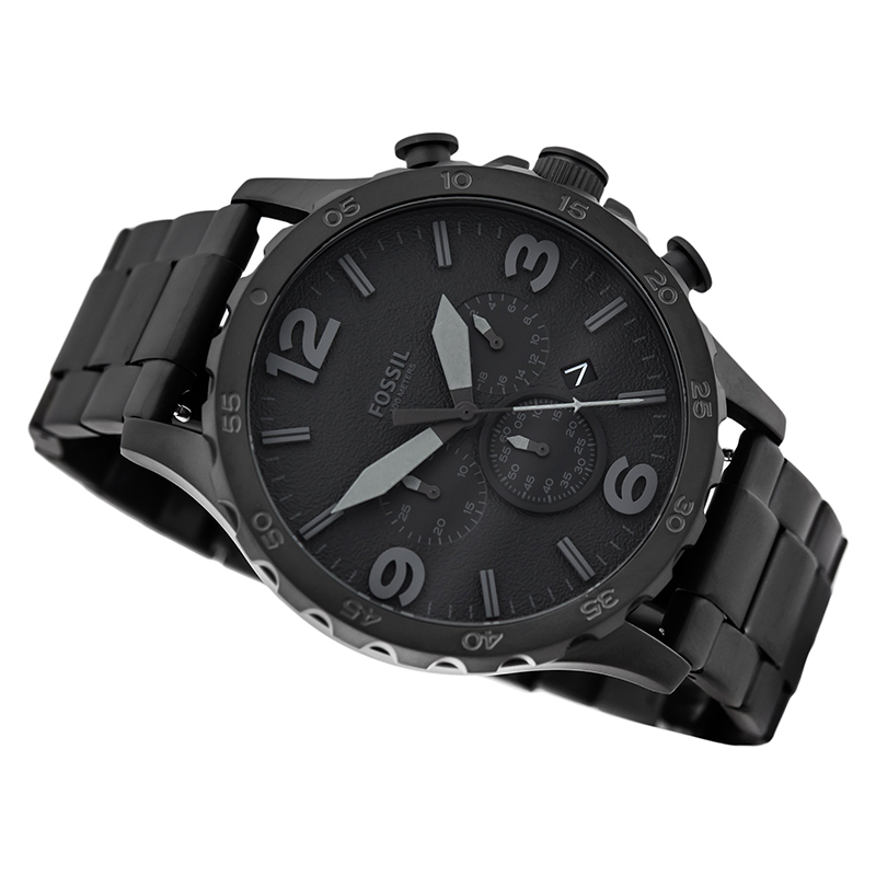 WW0264 Original Fossil Nate Chronograph Black Stainless Steel Chain Watch  JR1401 at Best Price in Bangladesh –