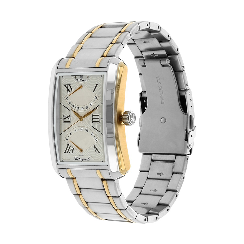 WW0693 Titan Retrograde Analog Multifunction Chain Watch 1694BM01