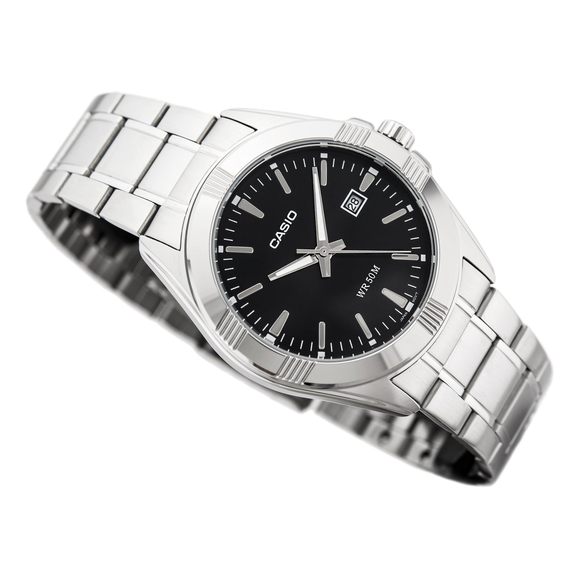WW1215 Casio Enticer Date Chain Watch MTP-1308D-1AVDF
