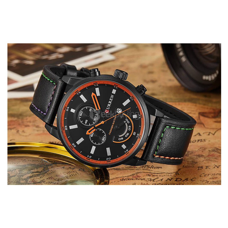 WW0637 Curren Date Belt Watch 8217