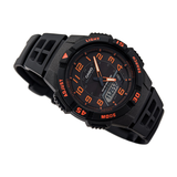 WW0458 Casio Youth Tough Solar Dual Time Resin Belt Watch AQ-S800W-1B2VDF
