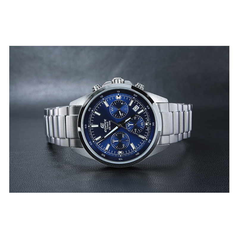 WW0198 Casio Edifice Chronograph Stainless Steel Chain Watch EFR-527D-2AVDF