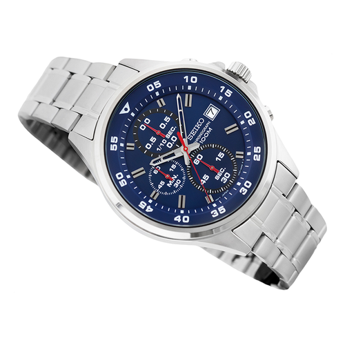 WW0147 Seiko Chronograph Stainless Steel Chain Watch SKS625P1