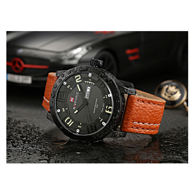 WW0648 Naviforce Day Date Belt Watch