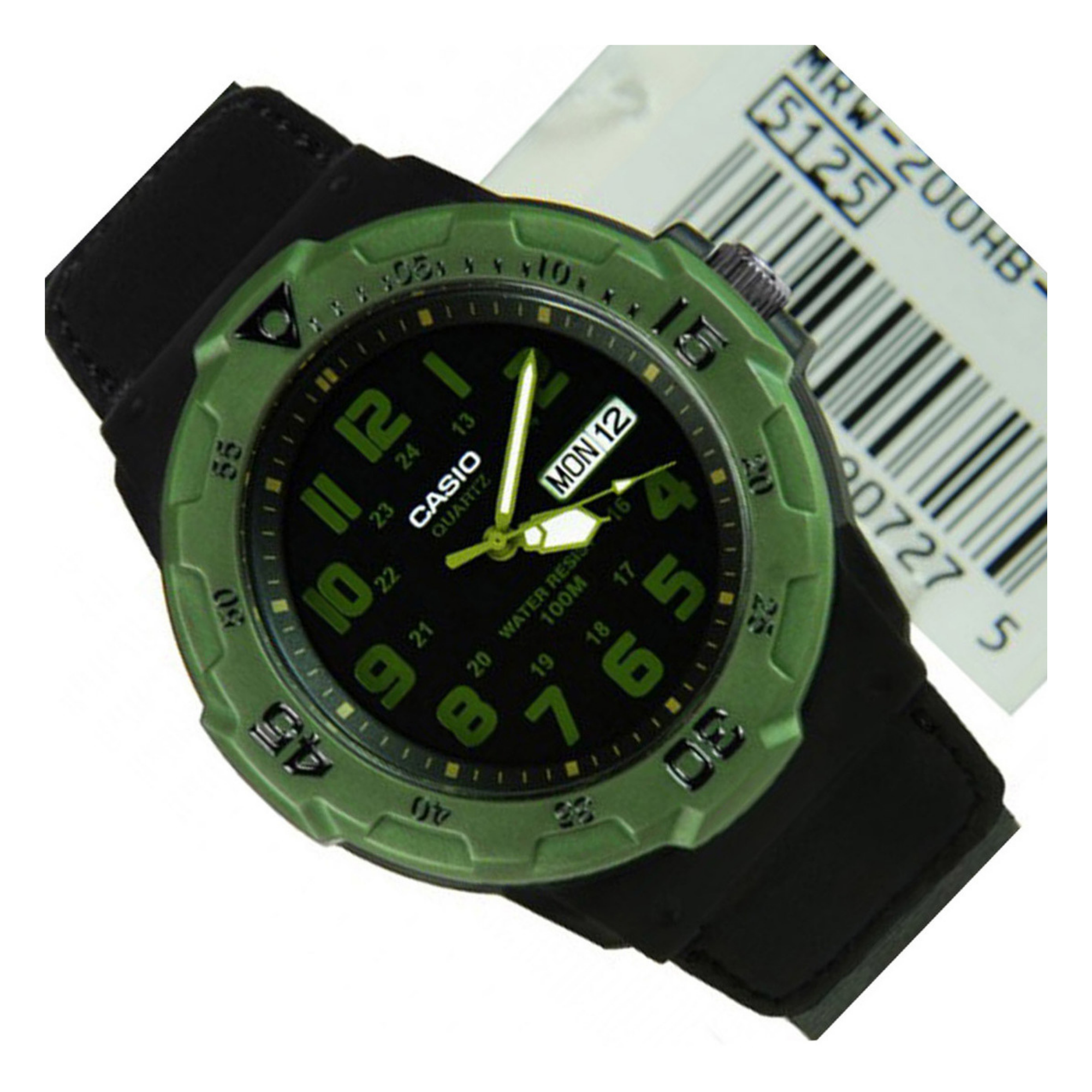 WW1256 Casio Youth Day Date Nylon Belt Watch MRW-200HB-1BVDF
