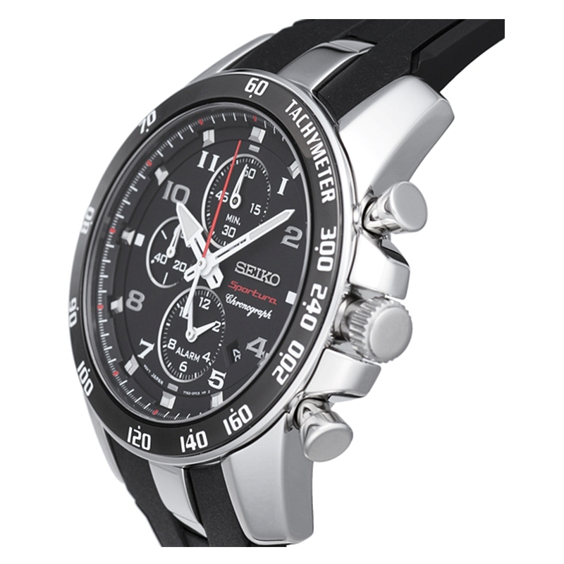 WW0968 Seiko Sportura Alarm Chronograph Belt Watch SNAE87P1