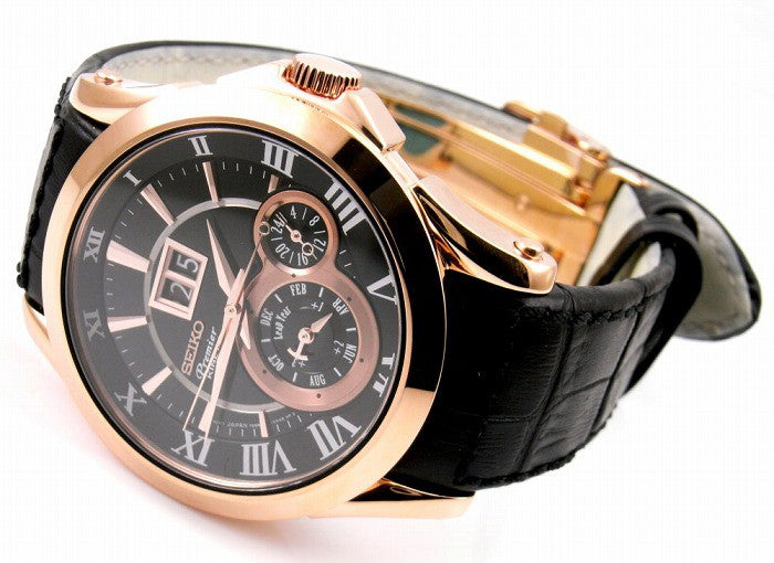 WW0847 Original Seiko Perpetual Kinetic Belt Watch SNP036P1 at