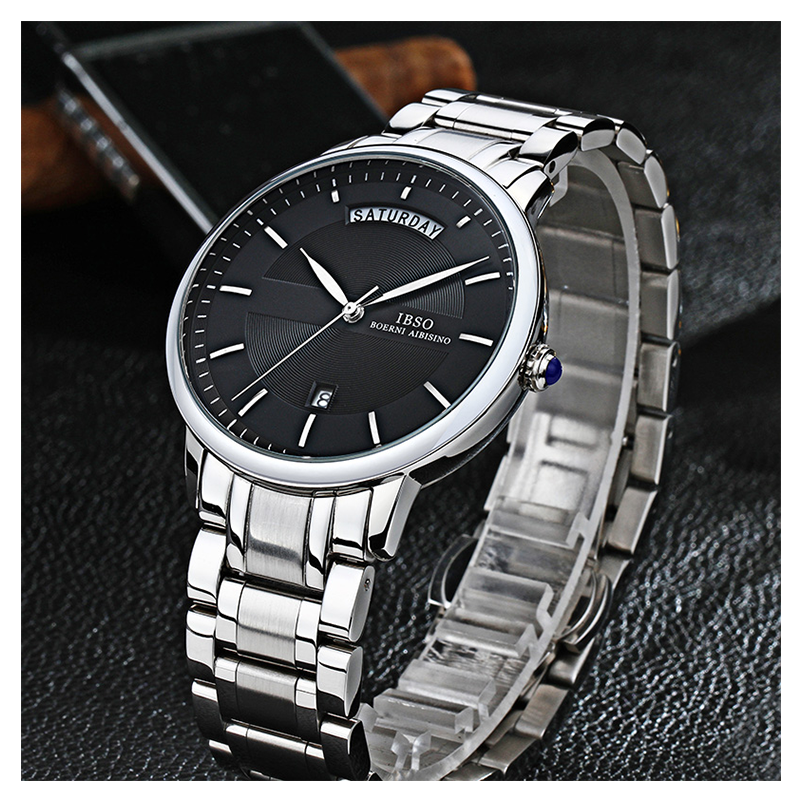 WW0731 IBSO Day Date Chain Watch S3978G
