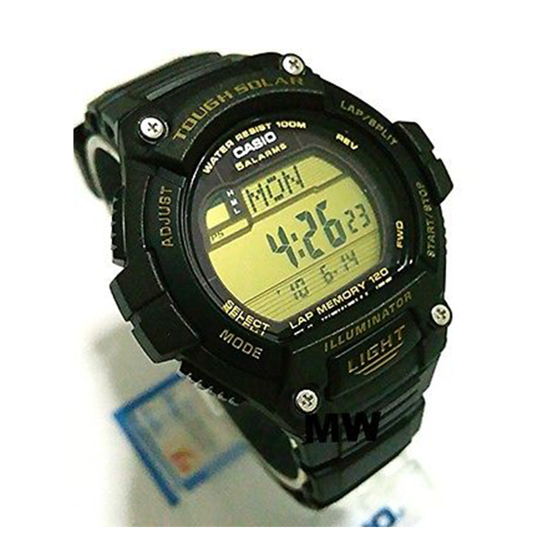 WW0394 Casio Youth Tough Solar Digital Resin Belt Watch W-S220-9AVDF